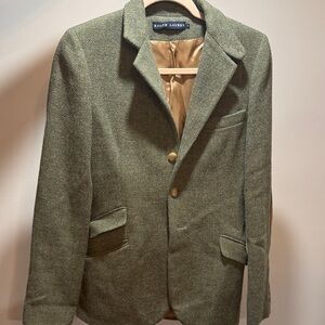Ralph Lauren Olive Wool Jacket